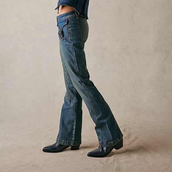 NEW Free People We The Free Love Stone Bootcut Jeans - Picture 1 of 11
